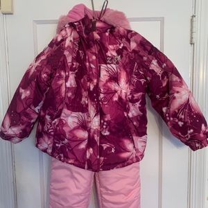Toddler Girls Snow Suit Size 4t
